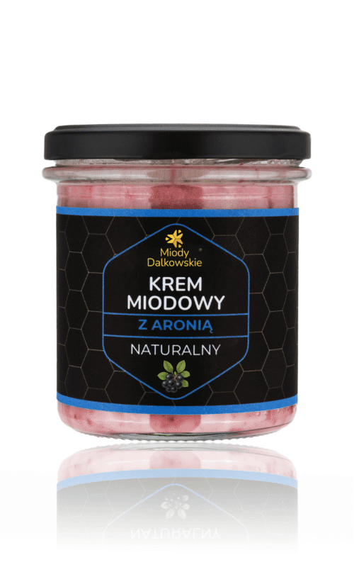 Krem miodowy z aronią