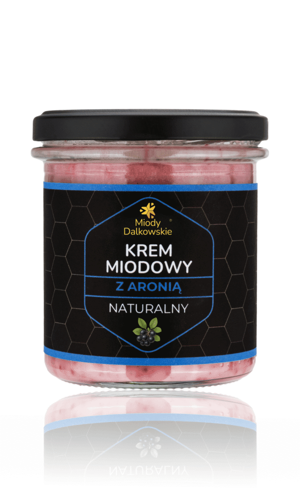 Krem miodowy z aronią