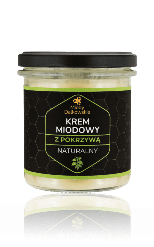 Krem miodowy z pokrzywą