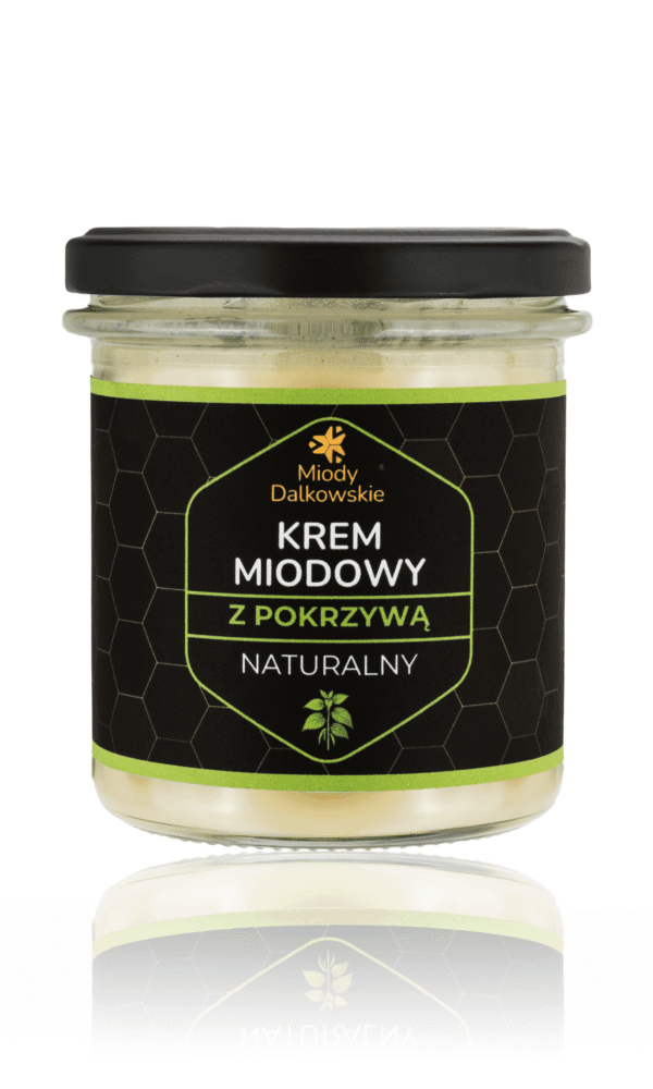 Krem miodowy z pokrzywą