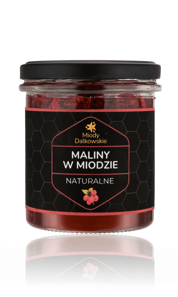 Maliny w miodzie