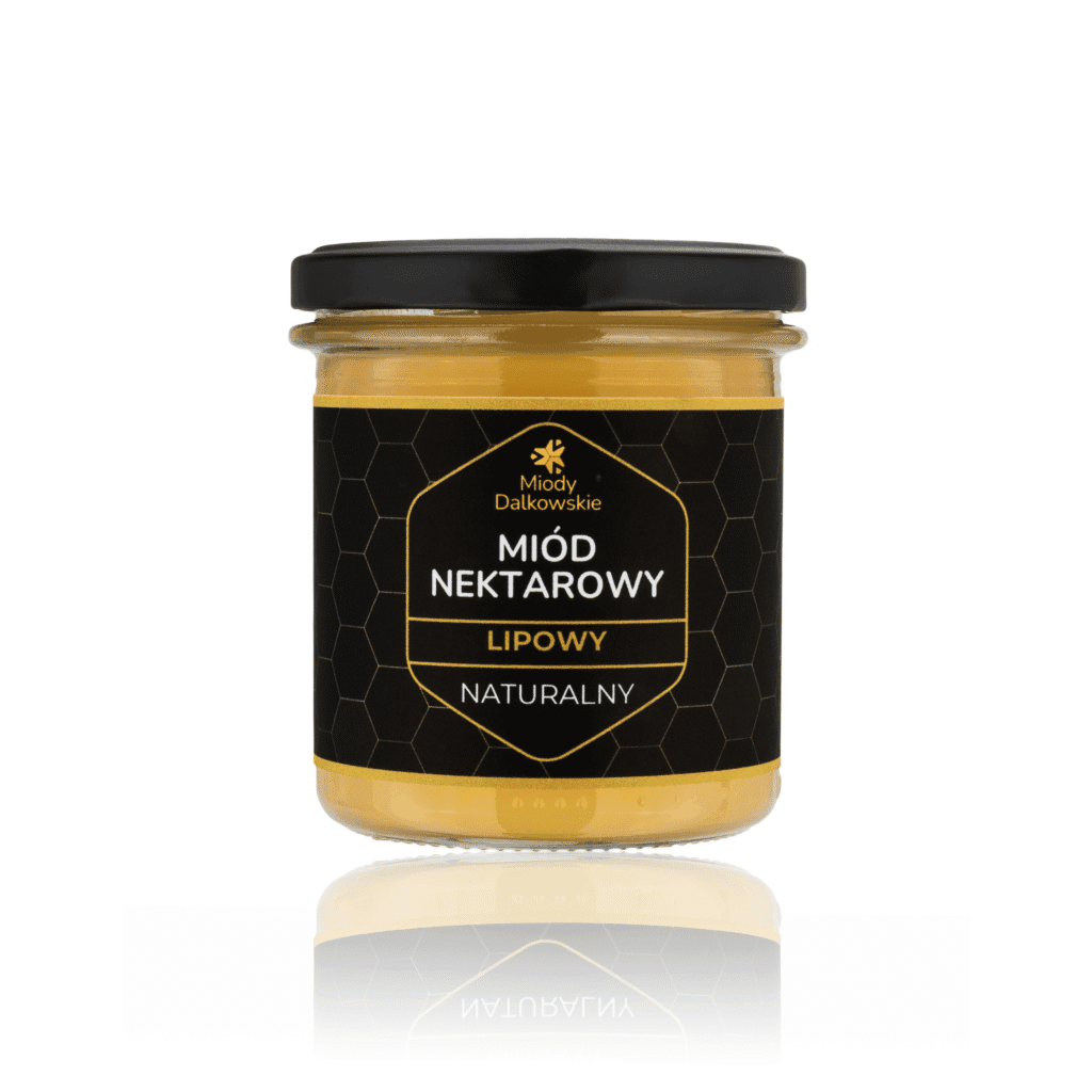 Miód nektarowy lipowy mały słoik