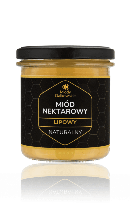 Miód nektarowy lipowy mały słoik