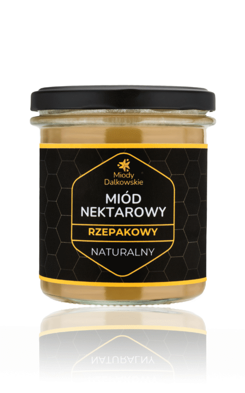 Miód nektarowy rzepakowy mały słoik