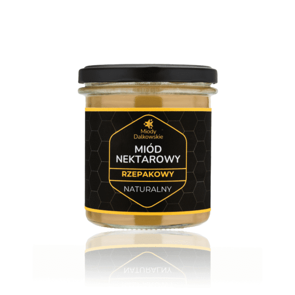 Miód nektarowy rzepakowy mały słoik