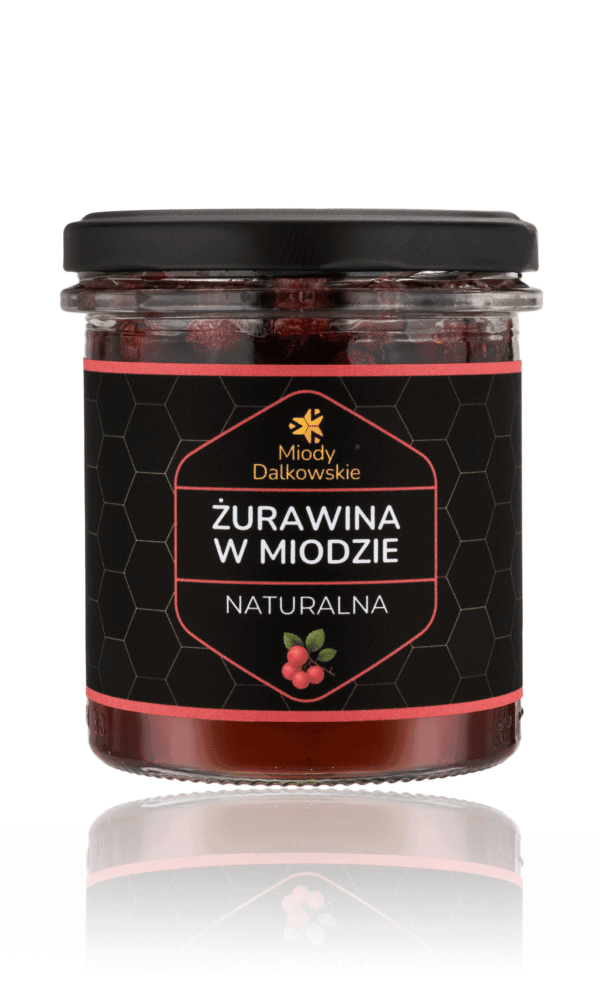 Żurawina w miodzie
