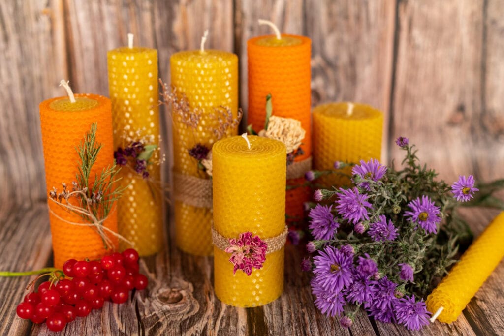 Jak zrobić świece z wosku pszczelego