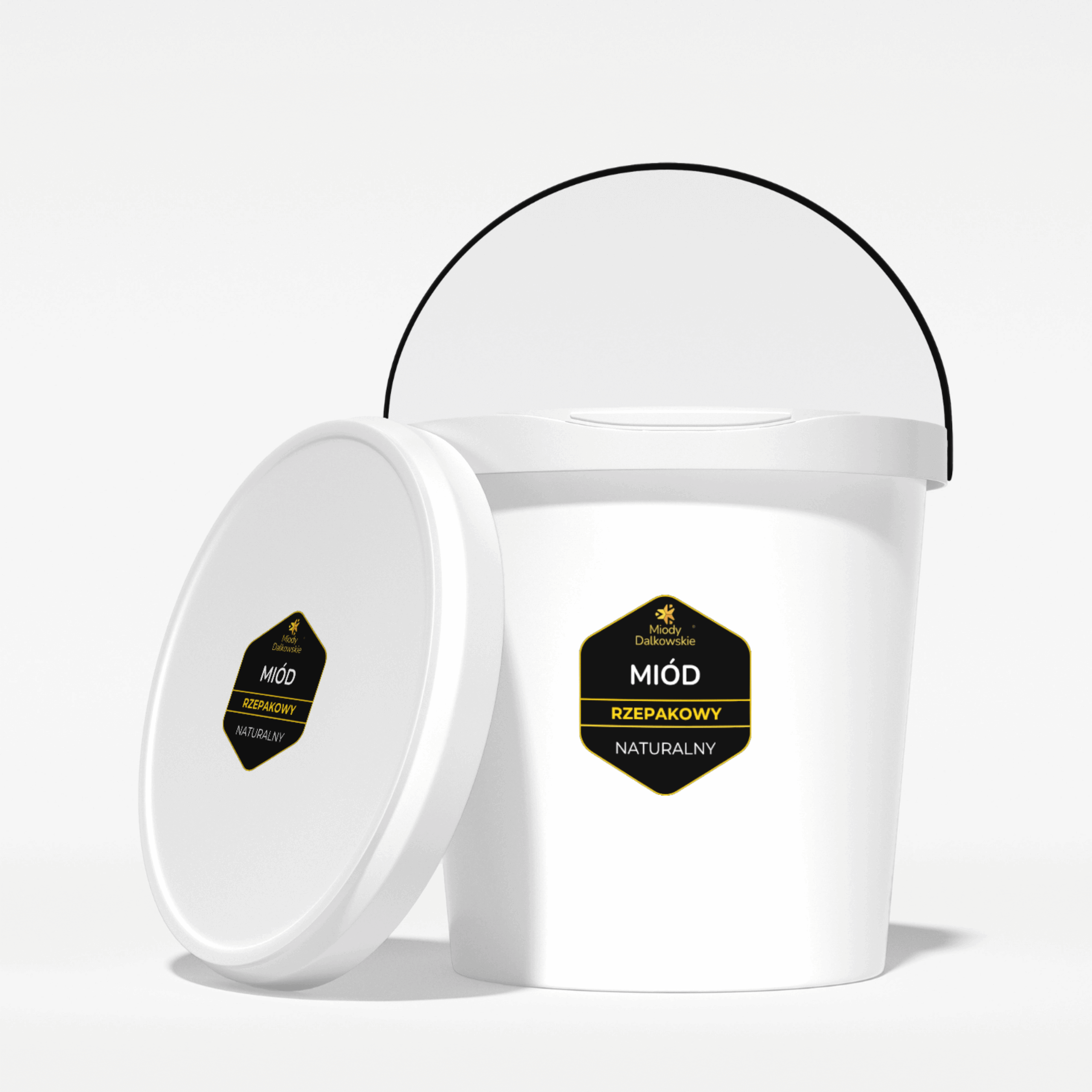 Rzepakowy wiaderko Miód Rzepakowy wiaderko lub beczka - obrazek 1