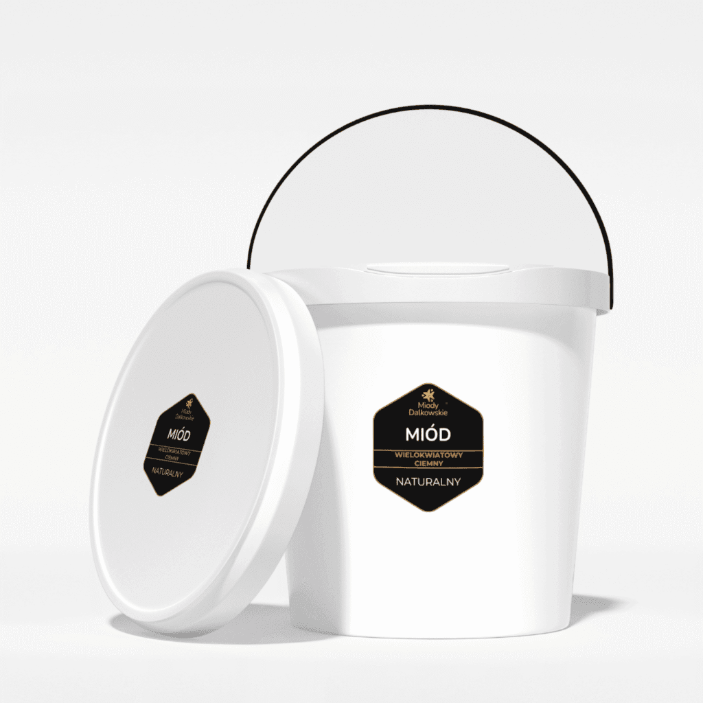 Wielokwiatowy ciemny wiaderko