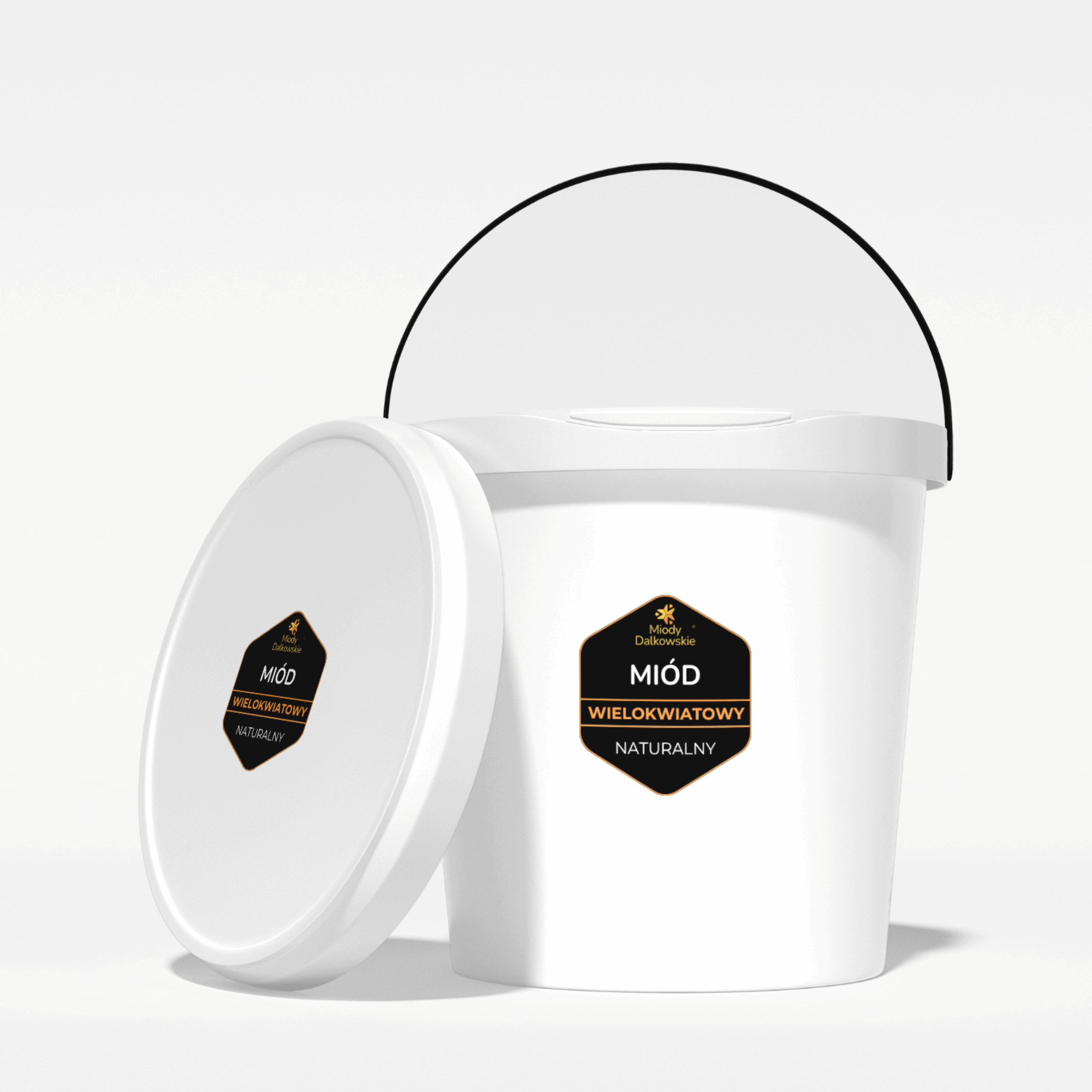 Wielokwiatowy wiaderko Miód Wielokwiatowy wiaderko lub beczka - obrazek 1